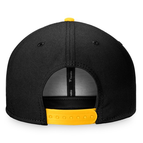 Men's Fanatics Black/Gold Pittsburgh Penguins Fundamental Colorblocked Snapback - Bild 4 von 4