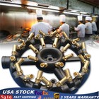 32-Tip Jet Burner 32 Tips Natural Gas Jet Burner Chinese Wok Range Pot Burner US