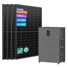 Balkonkraftwerk mit Marstek Jupiter C+ - 2000Wp/bis zu 10240Wh - Mini-PV-Anlage