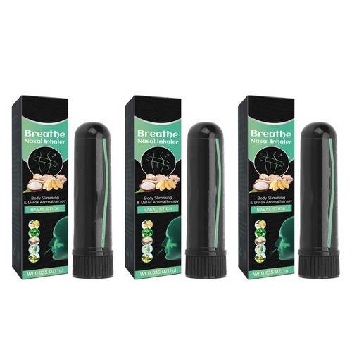 3pc 0.035oz Nasal Inhalers Relieve Congestion Clear Aromatherapy Herbal Inha MNJ - Picture 10 of 24