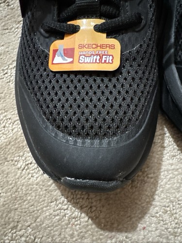 Sneakers Sketchers Hands Free Swift Fit nero/oro. Tg 6 Nuova! - Foto 9 di 20
