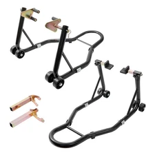 VEVOR Motorcycle Stand Lift 850lbs Front Rear Combo Stand Lift Stand Front W...