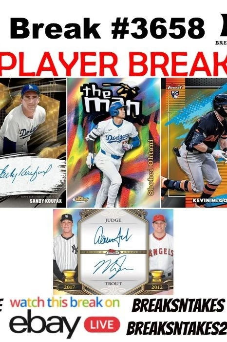 Break #3658: 2026 Topps Finest Baseball Hobby 3 CASE (22 BOX) Player Break