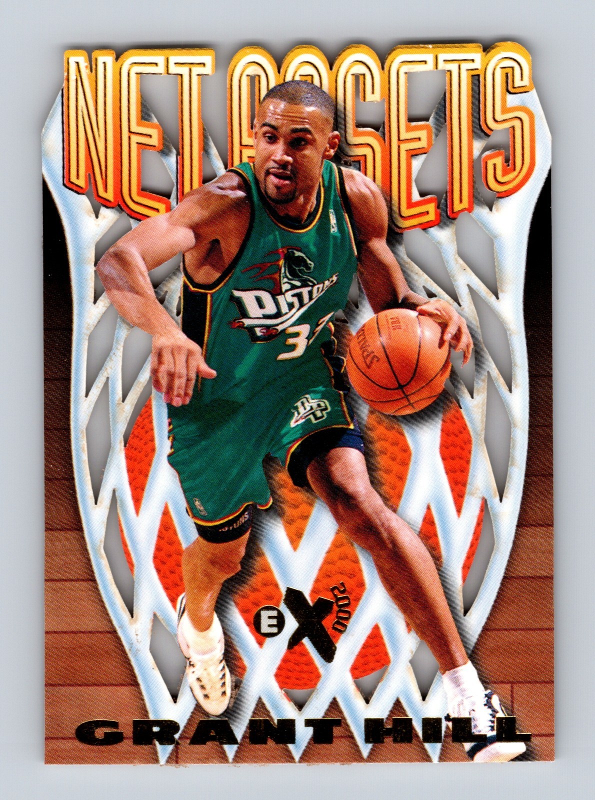 Grant Hill 1996-97 Skybox E-X2000 Net Assets #6 Detroit Pistons NRMT-MT+