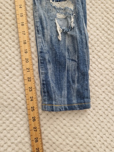 Guess Jeans Womens 27 Starlet Skinny Distressed Ripped Denim W27 L25 - Picture 5 of 9