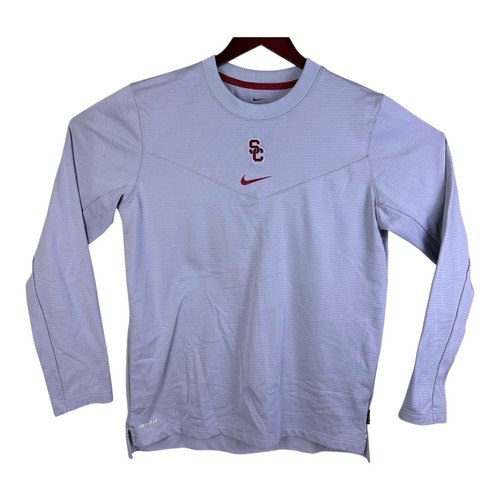 Nike Dri Fit USC Trojans On Field Long Sleeve Shirt Mens Small DC6205-007 - Picture 2 of 16