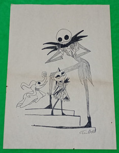 The Art Of Tim Burton　限定1000部　直筆サイン入り The Art of Tim Burton Deluxe Edtition, MISSING SIGNED