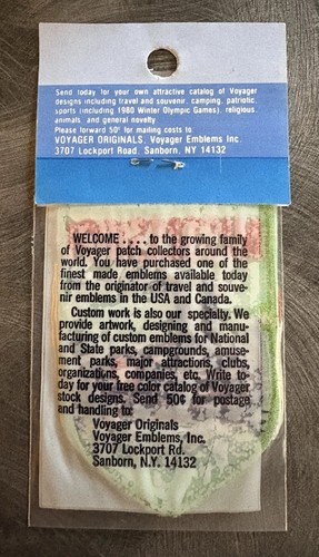 Mississippi Steamboat Patch Vintage Voyager Originals Teal. New Old Stock - Picture 3 of 3