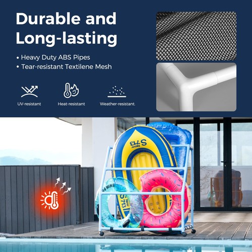 Pool Float Holder, Patio Poolside Float Storage, Rust-proof Float Rack, Pools... - Picture 2 of 9