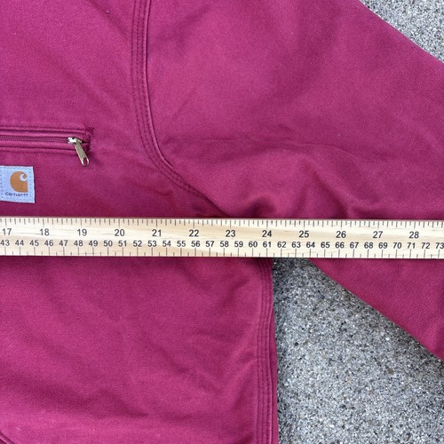 Carhartt Women’s XL Detroit Jacket Hooded Pink Sherpa Lined WJ141 624 - Picture 4 of 24