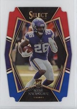 2021 Panini Select Premier Level Red & Blue Prizm Die-Cut Kene Nwangwu #174 11h3
