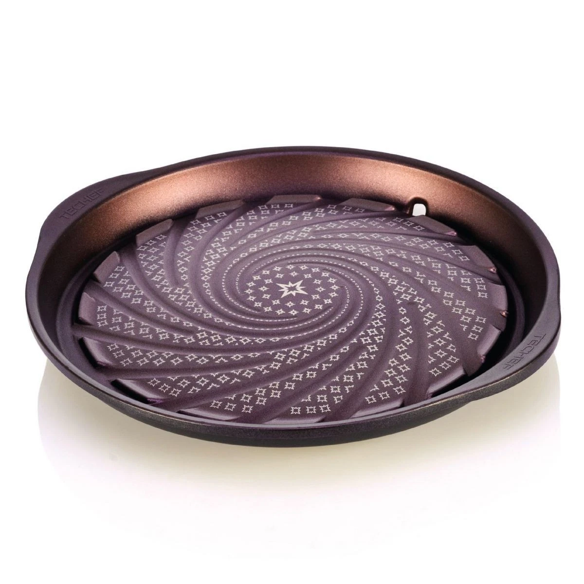 TECHEF Stovetop Korean BBQ Non-Stick Grill Pan Purple