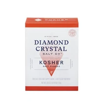 Diamond Crystal Kosher Salt Flakes - Full Flavor, No Additives - Staple for... 