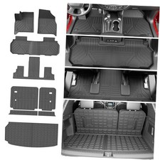 7-Seat Floor Mat Compatible with 2024-2025 Trunk Mat Backrest Mat Floor Mat