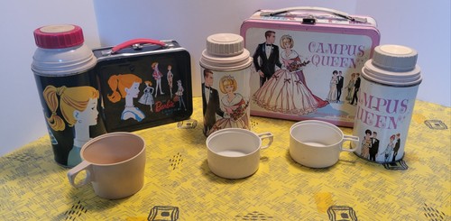 Vintage '67 CAMPUS QUEEN Lunchbox Mixed Barbie Lot. Please See Photos & Details - Picture 2 of 24
