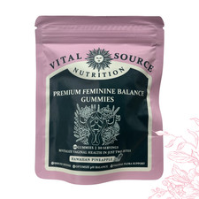 Vital Source Nutrition Premium Feminine Balance 60 Gummies Sealed Exp 01/27