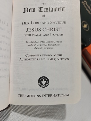 Gideons Pocket Bibles New Testament LOT of 20 ALL King James Version KJV - Bild 3 von 23