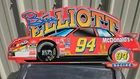 Vintage Bill Elliot #94 Nascar 1998 McDonalds Corp. Tin Sign 27"x12"