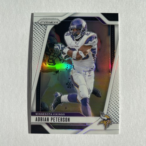 2024 Panini Prizm Adrian Peterson #191 White Prizm /35 Minnesota Vikings SP QTY