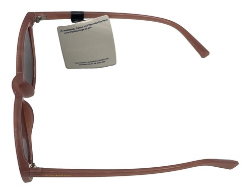 Lucky Brand Unisex Pink Plastic Square Sunglass, Mirror Lens SLBD118 - Picture 5 of 12
