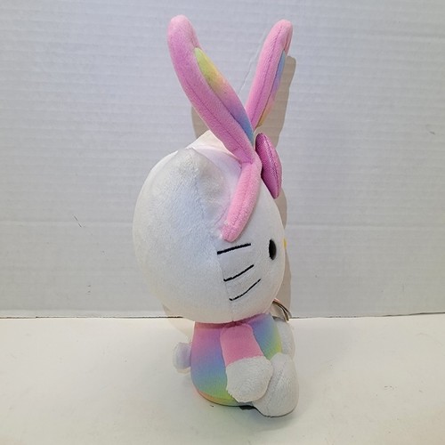 NWT Ty Beanie Baby Collection 9" Hello Kitty Plush Pink Rainbow Easter Bunny - Bild 4 von 12