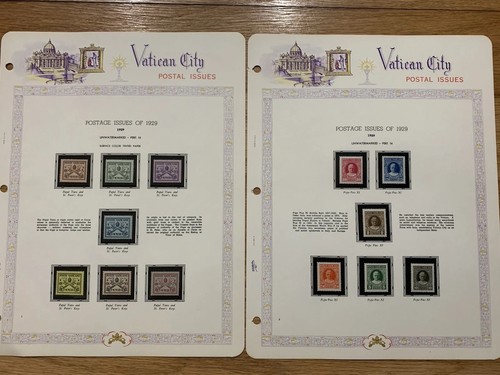 SFSTAMPS VATICAN CITY 1929-1981 Excellent MNH Stamp Collection White Ace Album