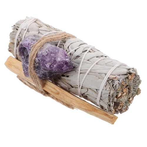 Aromatherapy Purification Set Sage Smudging Kit Burning Sticks Bundles Herbal - Picture 4 of 12