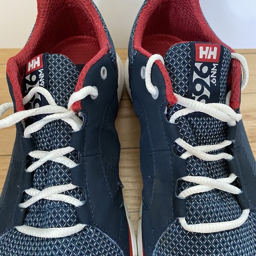 Helly Hansen Ahiga V4 HP Bootsschuh marineblau rot weiß Wasserkraft 596 Herren Größe 8 US - Bild 5 von 13
