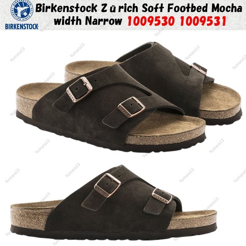 Birkenstock Zürich Weichbettung Mokka Weite schmal 1009530 1009531 Unisex Gr.