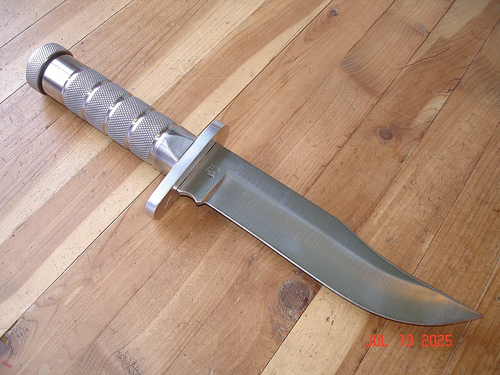 JOE HOUSER CUSTOM BUCK KNIFE 124 / 184 HYBRID D2 FRONTIERSMAN BUCKMASTER HANDLE - Picture 19 of 23