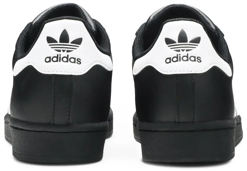 Size 10.5 - adidas Superstar Core Black White for sale