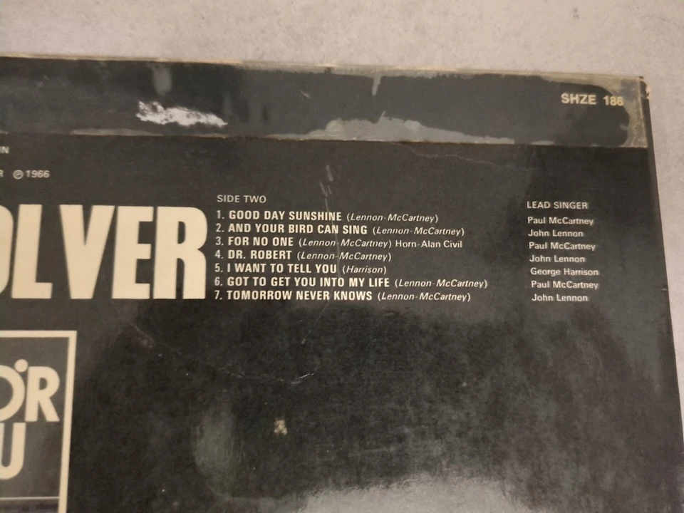 The Beatles  Revolver  Vinyl LP Schallplatte  GER  1966  SHZE 186  Hörzu  VG/G - Bild 4 von 4