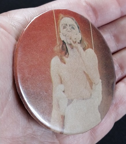 EXTREMELY RARE 1970s ~ PETER GABRIEL ~ Genesis Concert Vintage Pin Button Badge - Picture 4 of 23
