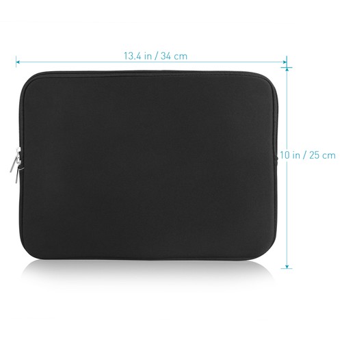 BESTOMZ Laptop Sleeve Case Carry Bag for 13inch Air/ Pro/ Retina (Black) - 第 3/9 張圖片