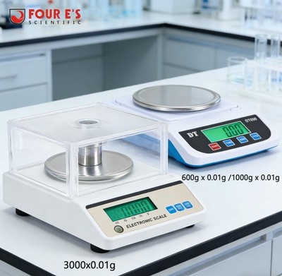 600g/1000g/3000g x 0.01g Analytical Balance Lab Scale High Precision Scale