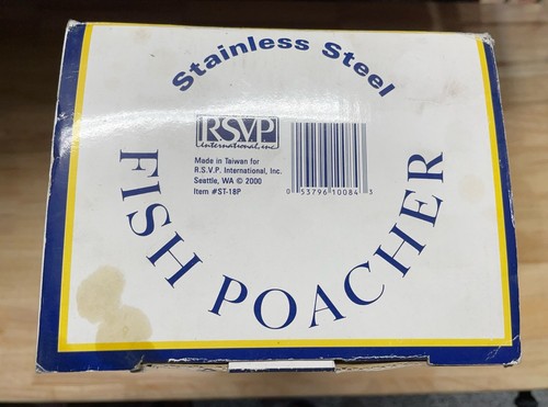 Vintage Y2K Progressive Stainless Steel Fish Poacher New Old Stock - Picture 10 of 16
