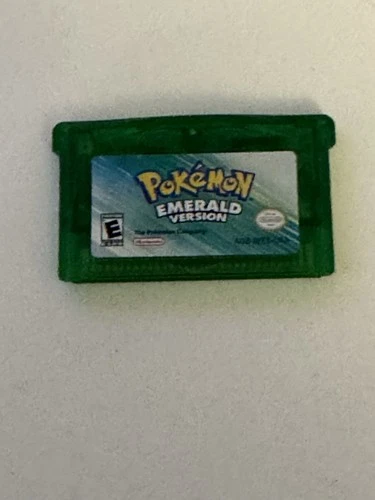 Pokemon Emerald Version (Nintendo GBA, 2005)  Authentic Tested Dry Battery