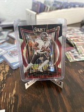 2024 Panini Select - Concourse Michael Penix Jr. #80 Black & Red Shock Prizm