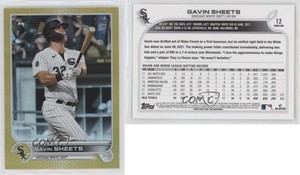 2022 Topps Series 1 Gold Foil Gavin Sheets #12 Rookie RC