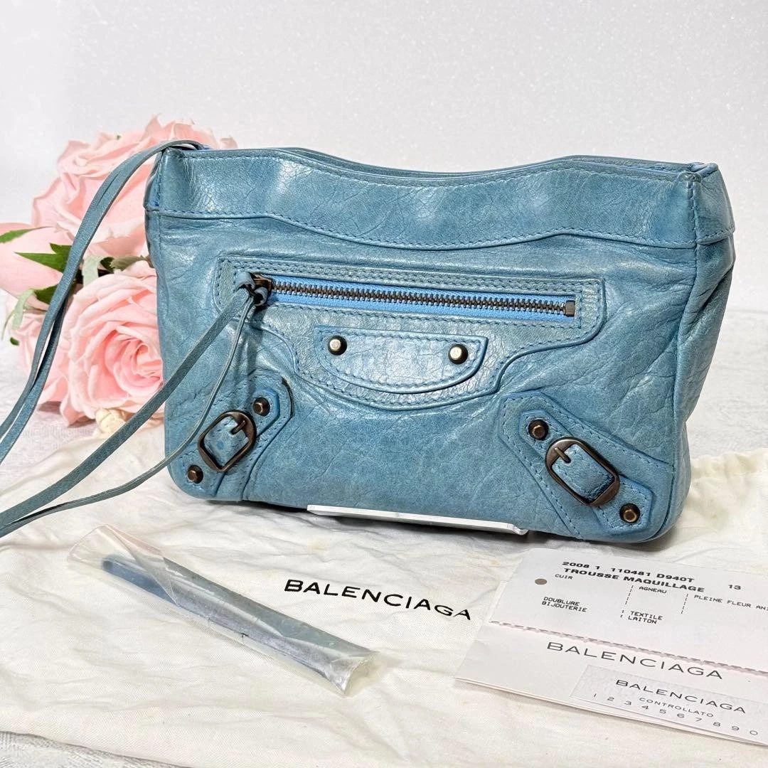 Blue Balenciaga Clutch Bags & Handbags for Women for sale | eBay