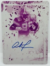 2024 Topps Motif Antonio Freeman ON-CARD Auto 1/1 Printing Plate GB Packers VT