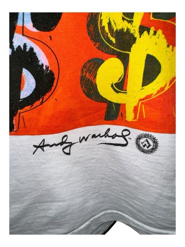 Vintage 1996 Andy Warhol Dollar Sign Pop Art Tee Shirt Sz XL RARE - Picture 3 of 8