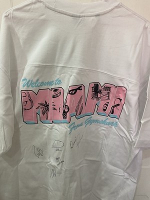 Gymshark Lift Miami T-Shirt 2024 Edition Size Medium Signed For All Influencers