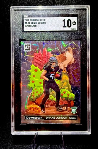 Drake London 2022 Optic #DT-DL Downtown / (SSP) Rookie SGC 10 - Bild 1 von 2