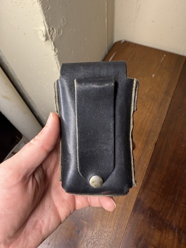 Harley-Davidson MOTOCICLETAS CUERO BOLSA PARA CIGARRILLOS TACHONADA CINTURÓN DE COLECCIÓN RARO MOTOCICLISTA - Imagen 13 de 23