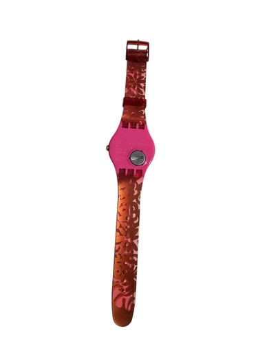 NEW✅LIMITED EDITION✅Swatch New Gents Pink And Gold Strap EVA & ADELE! SUOZ200 - Picture 10 of 10
