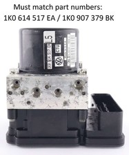 13 - 14 Volkswagen Passat ABS Pump Anti Lock Brake Controller 1K0 614 517 EA