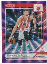 NEMANJA NEDOVIC 2024-25 DONRUSS EURO LEAGUE PURPLE LASER #37 SP #25/99 MINT