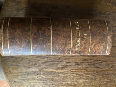 La sainte Bible ,ancien Testament 1892 - Photo 1/4