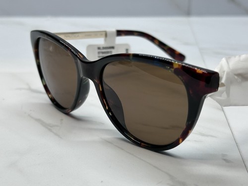 Nautica Brown Tortoise Grey Aviator Sunglasses 52-17-140 NLS6004WM
